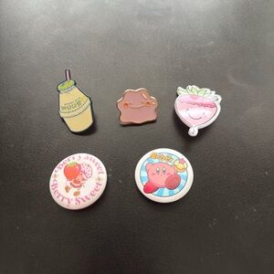 Cute Cartoon Kids Pin Set - Multicolor